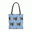 Custom Print Your Cat Tote Bag Cheap