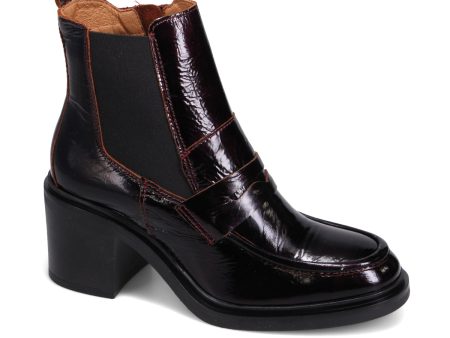 Dorrian Patent Heeled Boot Fashion