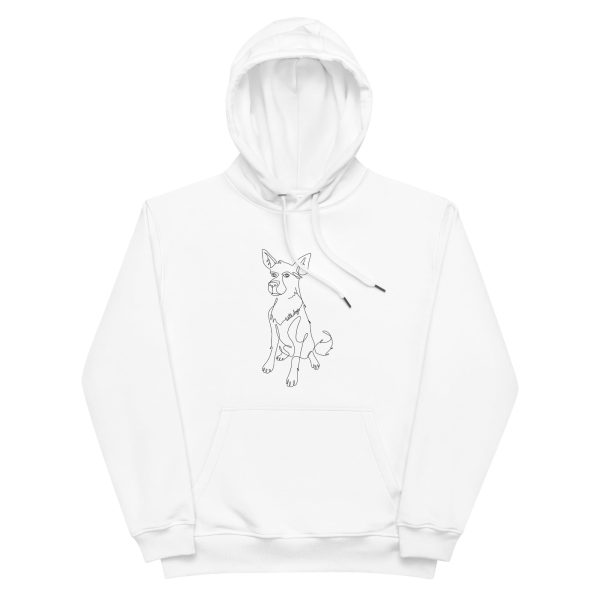 Sitting with Dogs [London] Premium Eco Hoodie For Sale