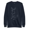 Sitting with Dogs [London] Unisex Sweatshirt by Rocky Kanaka Sale