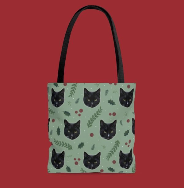 Custom Print Your Cat Tote Bag Cheap