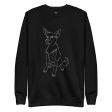 Sitting with Dogs [London] Unisex Sweatshirt by Rocky Kanaka Sale