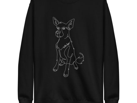 Sitting with Dogs [London] Unisex Sweatshirt by Rocky Kanaka Sale