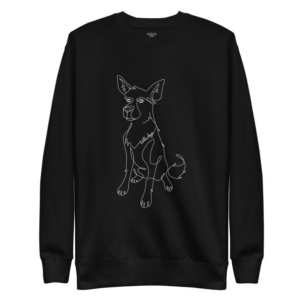 Sitting with Dogs [London] Unisex Sweatshirt by Rocky Kanaka Sale