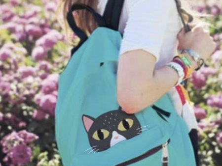 Peeking Cat Backpack For Cheap