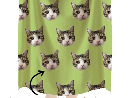 Custom Print Your Cat Blanket Online Sale