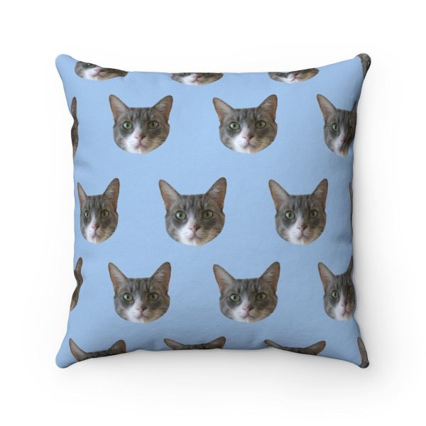 Custom Print Your Cat Toss Pillow Cover Discount