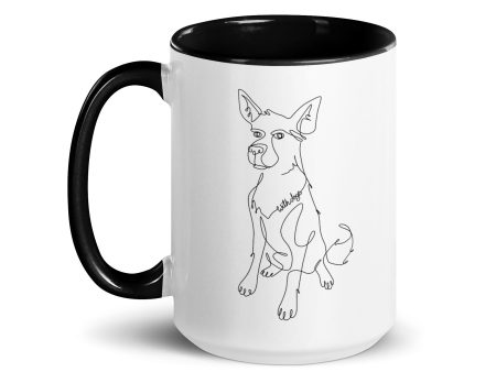 Sitting with Dogs [London] Mug Online now