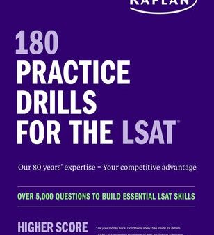 180 Practice Drills for the Lsat: Over 5,000 Questions to Build Essential LSAT Skills Online Sale