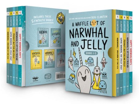 Waffle Lot of Narwhal and Jelly (Hardcover Books 1-5), A For Sale